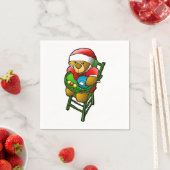 Kerstmis Teddybeer Servet (Insitu)
