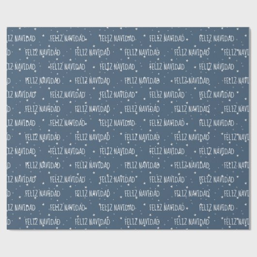 Kerstmis: tekst op jaars cadeaupapier (Vlak)