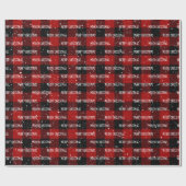 Kerstmis: tekst van de chRISTMAS op papier (Vlak)