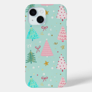 Kerstmis Telefoonhoes met Kerstboom iPhone 15 Case