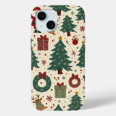 Kerstmis telefoonhoesje Case-Mate iPhone case (Achterkant)