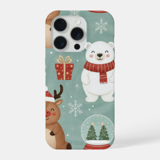 Kerstmis telefoonhoesje iPhone 15 pro case