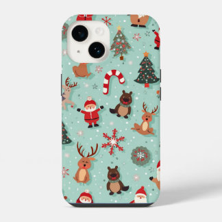 Kerstmis telefoonhoesje iPhone 14 hoesje