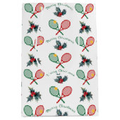 🎄 Kerstmis 🎾 tennis  Medium Cadeauzakje (Voorkant)