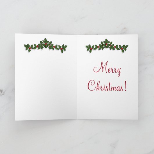 Kerstmis: Tennis Player-symbool Feestdagen Kaart (Binnen)