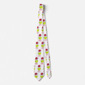 Kerstmis Tennis Sport Ball Vakantie Stropdas (Voorkant)