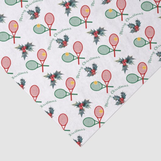🎄 Kerstmis 🎾 tennis  Tissuepapier (Detail)