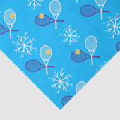 🎄 Kerstmis 🎾 tennisblauw  Tissuepapier (Detail)