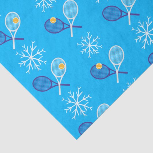 🎄 Kerstmis 🎾 tennisblauw  Tissuepapier (Detail)