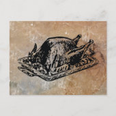 Kerstmis Thanksgiving  Turkije verbijsterd Feestdagenkaart (Voorkant)