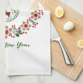 Kerstmis Theedoek (Quarter Fold)
