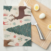 Kerstmis Theedoek (Quarter Fold)