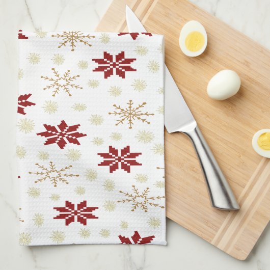 Kerstmis Theedoek (Quarter Fold)