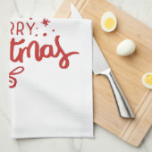 Kerstmis Theedoek (Quarter Fold)