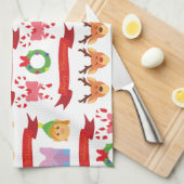 Kerstmis Theedoek (Quarter Fold)