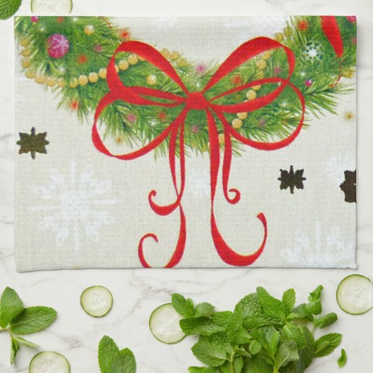 Kerstmis Theedoek (Gevouwen)