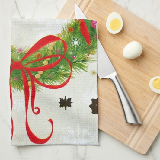 Kerstmis Theedoek (Quarter Fold)