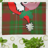 kerstmis theedoek (Gevouwen)