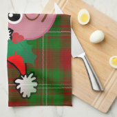 kerstmis theedoek (Quarter Fold)