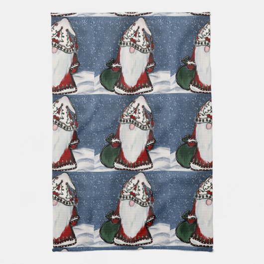 Kerstmis Theedoek (Verticaal)