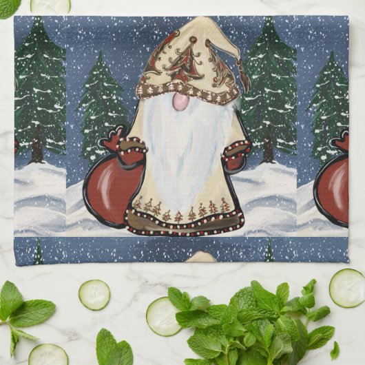 Kerstmis Theedoek (Gevouwen)