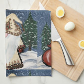 Kerstmis Theedoek (Quarter Fold)