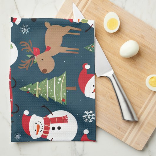 Kerstmis Theedoek (Quarter Fold)