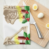 kerstmis theedoek (Quarter Fold)