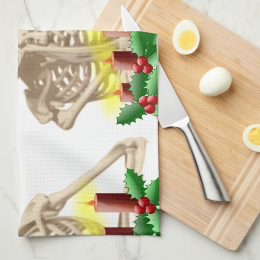 kerstmis theedoek (Quarter Fold)