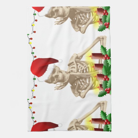 kerstmis theedoek (Verticaal)