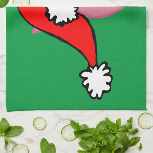 kerstmis theedoek (Gevouwen)