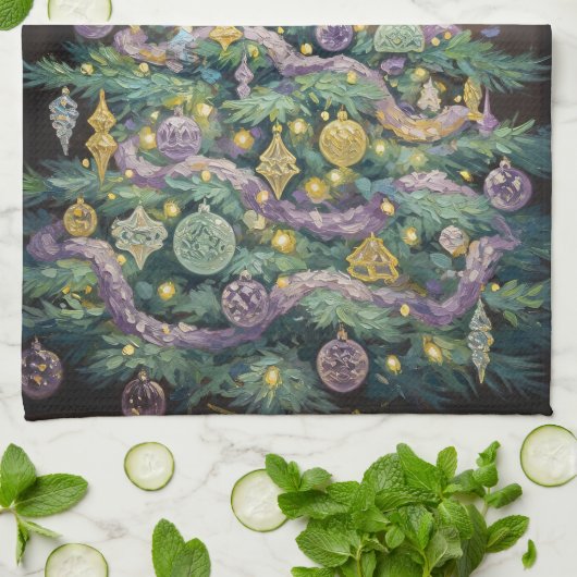 Kerstmis Theedoek (Gevouwen)