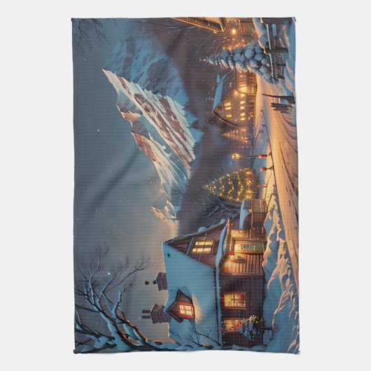 Kerstmis Theedoek (Verticaal)