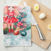 Kerstmis Theedoek (Quarter Fold)