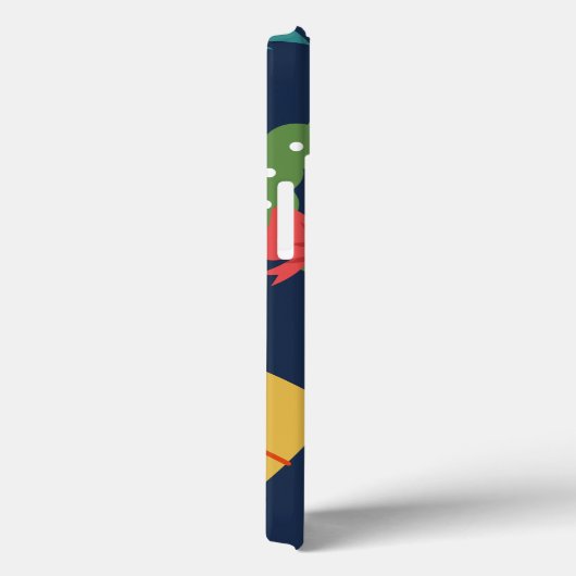 Kerstmis thema iPhone Case (Achterkant / Rechts)