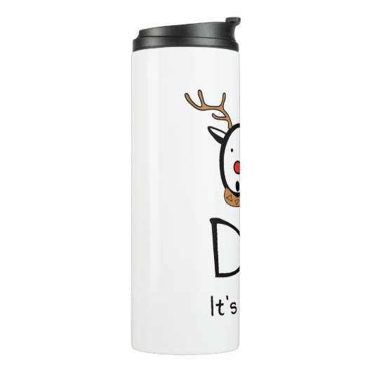 Kerstmis Thermosbeker (Gedraaid links)