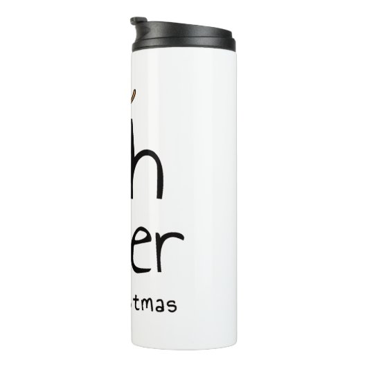 Kerstmis Thermosbeker (Geroteerd rechts)
