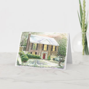 Kerstmis thuis van mijn kleinkinderen feestdagen kaart