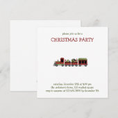 Kerstmis Thyme Speelgoed Train Kaart (Voorkant / Achterkant)