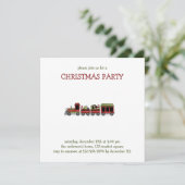 Kerstmis Thyme Speelgoed Train Kaart (Staand voorkant)