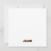 Kerstmis Thyme Speelgoed Train Kaart (Achterkant)