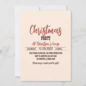 Kerstmis Tiener Meisje Paard Over Sprong Kaart (Achterkant)