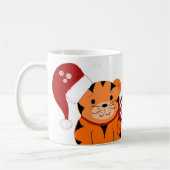 Kerstmis Tijger Koffiemok (Links)