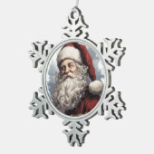 Kerstmis Tin Sneeuwvlok Ornament (Rechts)