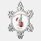 Kerstmis Tin Sneeuwvlok Ornament (Rechts)