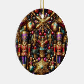 KERSTMIS ~ Tin Soldiers 19e eeuw ~ Keramisch Ornament (Rechts)