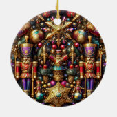 KERSTMIS ~ Tin Soldiers 19e eeuw ~ Keramisch Ornament (Achterkant)