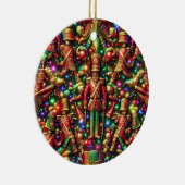 KERSTMIS ~ Tin Soldiers 19e eeuw ~ Keramisch Ornament (Rechts)