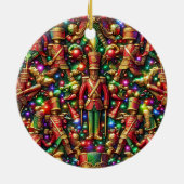 KERSTMIS ~ Tin Soldiers 19e eeuw ~ Keramisch Ornament (Achterkant)