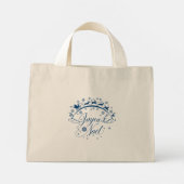 Kerstmis Tiny Tote Tas (Achterkant)